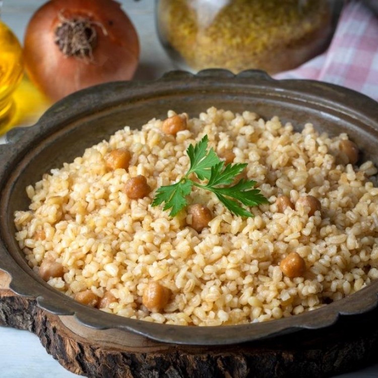 برغل مع حمص